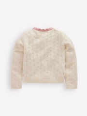 Boden Cream Everyday Scalloped Cardigan - Image 2 of 3