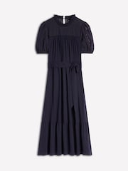 Boden Blue Lorelei Broderie Jersey Dress - Image 4 of 4