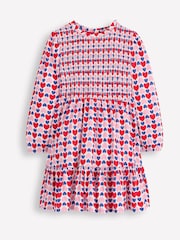 Boden Red Aurora Long Sleeve Dress - Image 1 of 3