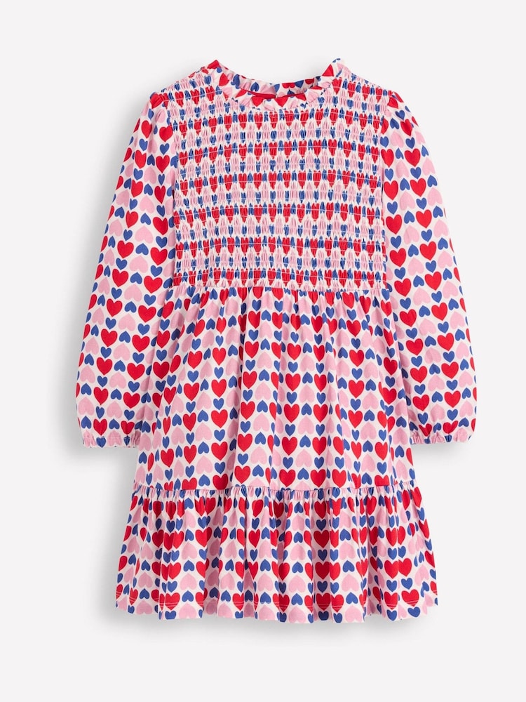 Boden Red Aurora Long Sleeve Dress - Image 1 of 3