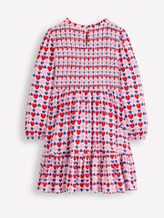 Boden Red Aurora Long Sleeve Dress - Image 2 of 3