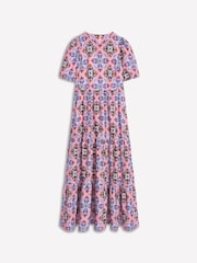 Boden Pink Tiered Poplin Maxi Dress - Image 6 of 6