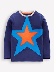 Boden Blue Star Appliqué T-Shirt - Image 1 of 3