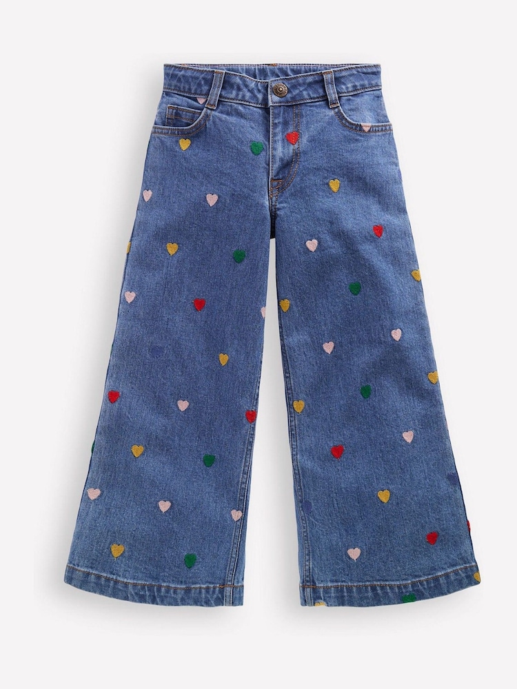 Boden Blue Wide Leg Trousers - Image 2 of 4