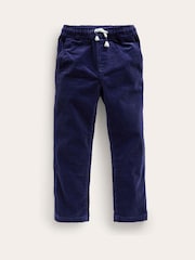 Boden Blue Slim Pull-on Trousers - Image 1 of 3