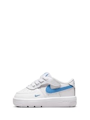 Nike White Infant Air Force 1 Easy On Trainers - Image 2 of 9