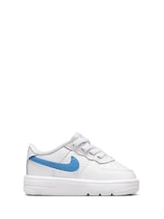 Nike White Infant Air Force 1 Easy On Trainers - Image 3 of 9