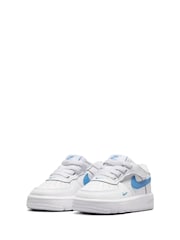 Nike White Infant Air Force 1 Easy On Trainers - Image 5 of 9