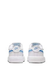 Nike White Infant Air Force 1 Easy On Trainers - Image 6 of 9