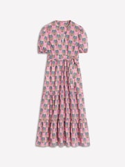 Boden Pink Christabel Cotton Midi Dress - Image 7 of 7