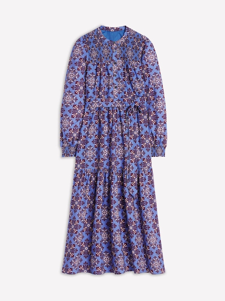 Boden Purple Cecily Cotton Midi Dress - Image 6 of 6