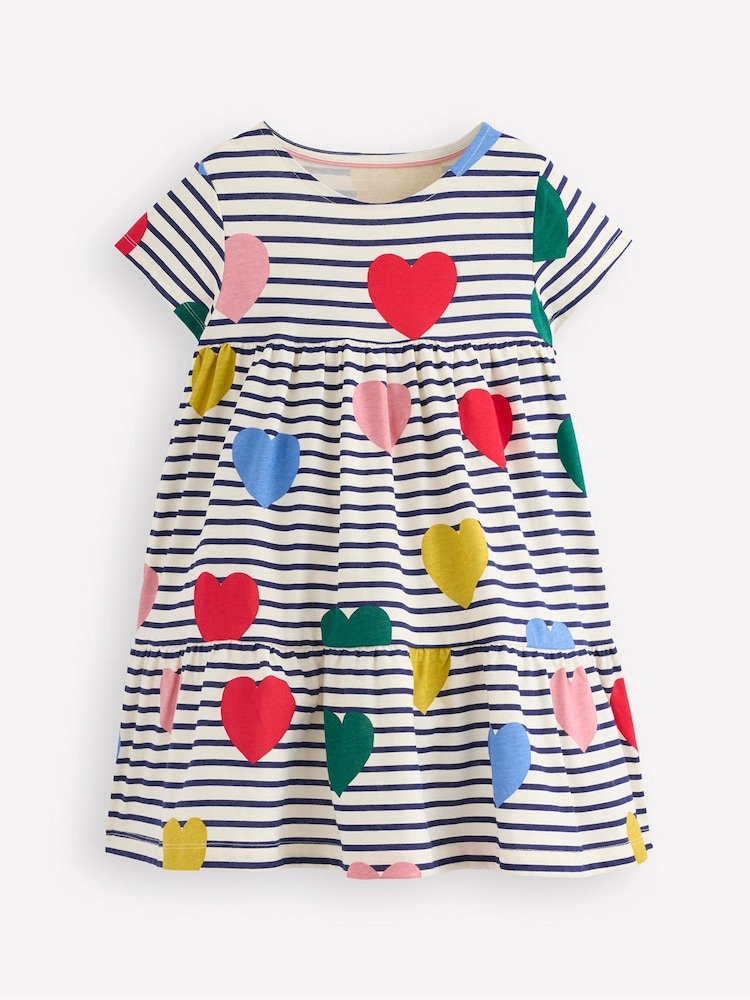 Boden Pink Light Ariel Twirly Jersey Dress - Image 1 of 3