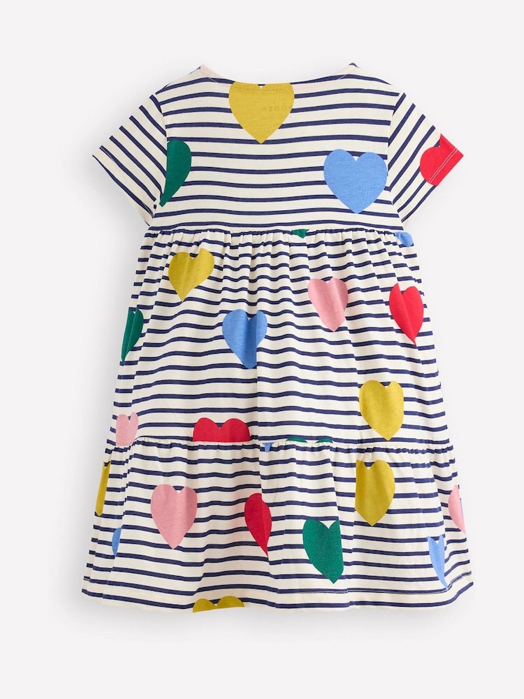 Boden Pink Light Ariel Twirly Jersey Dress - Image 2 of 3
