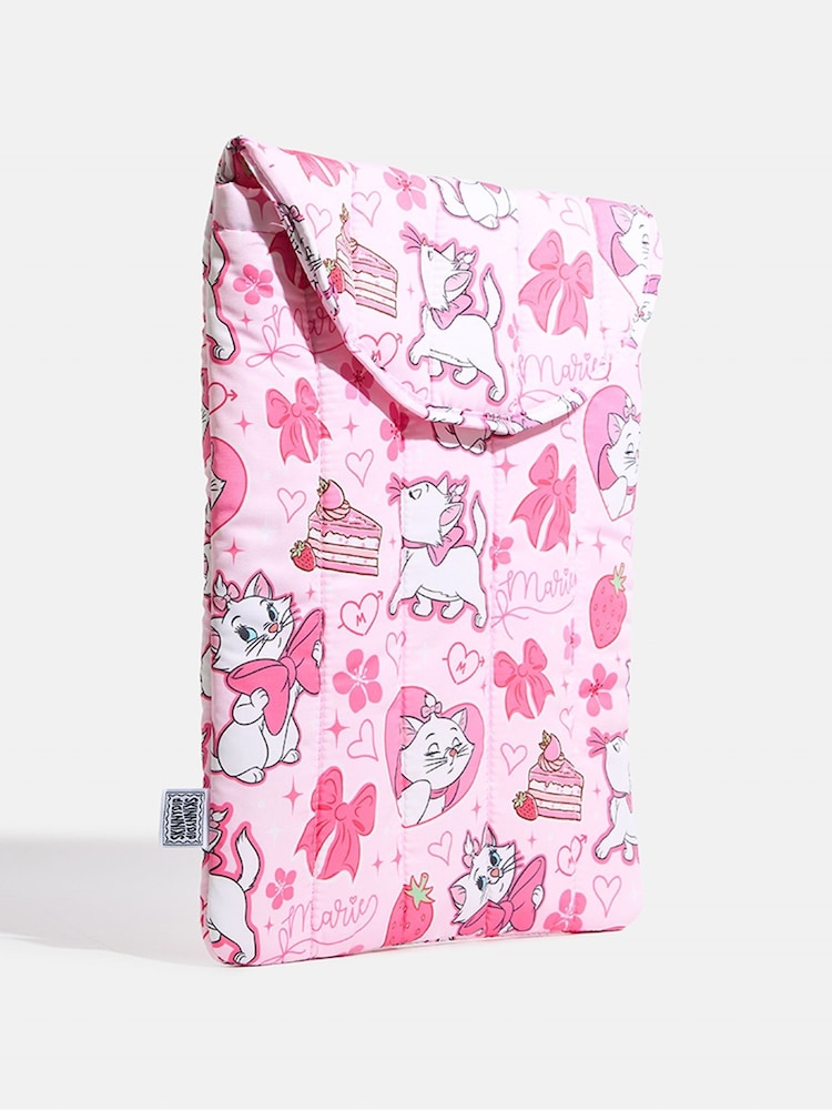 Skinnydip Pink Disney Marie Laptop Sleeve 16" - Image 5 of 5 Skinnydip Pink Disney Marie Laptop Sleeve 16" - Image 5 of 5