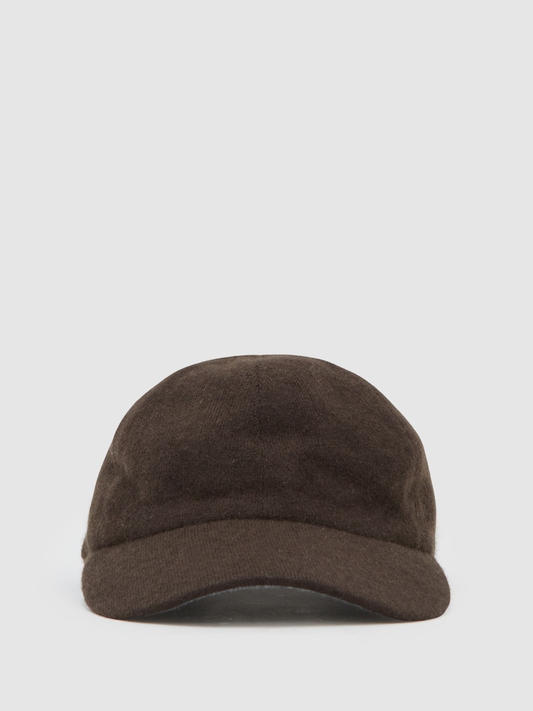 Atelier Chocolate Brown Blake Atelier 100% Cashmere Cap - Image 1 of 4 Atelier Chocolate Brown Blake Atelier 100% Cashmere Cap - Image 1 of 4