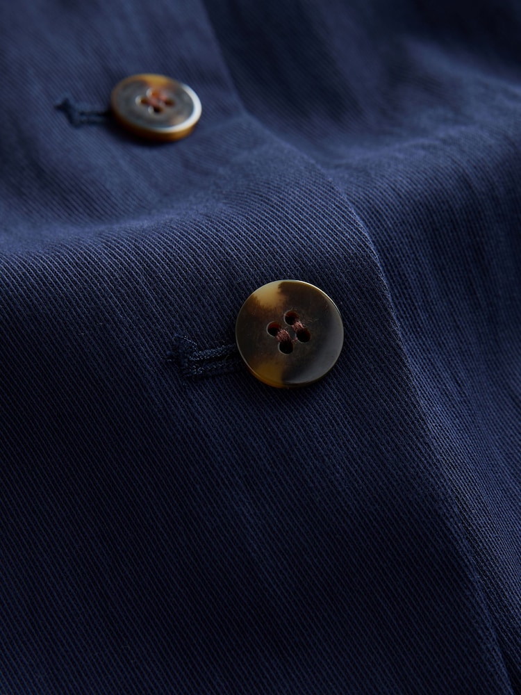 Navy Button Front Waistcoat - Image 2 of 4 Navy Button Front Waistcoat - Image 2 of 4