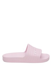 Under Armour Pink Armour Shower Sliders - Image 1 of 5