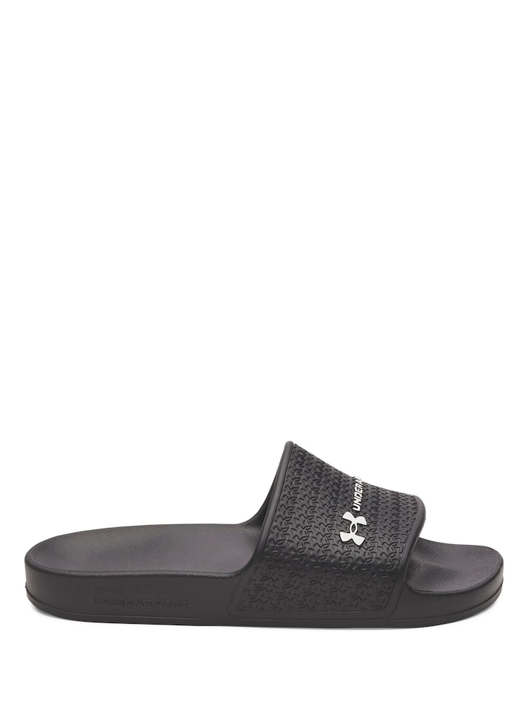 Under Armour Black Armour Shower Sliders - Image 1 of 5