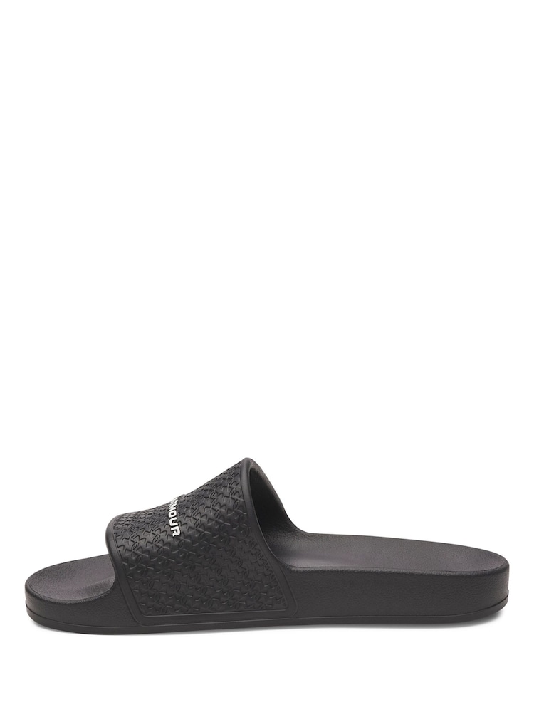Under Armour Black Armour Shower Sliders - Image 2 of 5