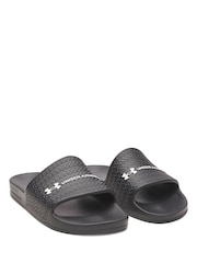 Under Armour Black Armour Shower Sliders - Image 3 of 5