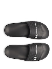 Under Armour Black Armour Shower Sliders - Image 5 of 5