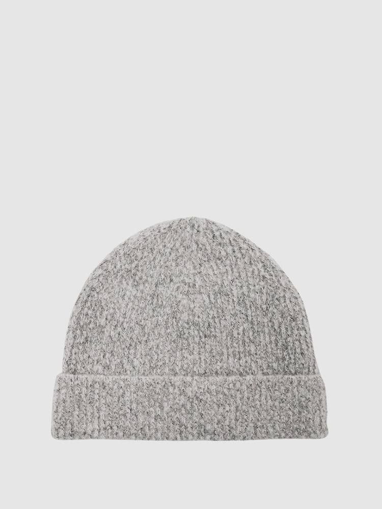 Atelier Soft Grey Melange Felix Atelier Cashmere-Blend Flecked Beanie - Image 1 of 3 Atelier Soft Grey Melange Felix Atelier Cashmere-Blend Flecked Beanie - Image 1 of 3