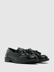 Schuh Layne Patent Tassel Black Loafers - Image 2 of 4