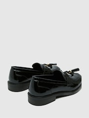 Schuh Layne Patent Tassel Black Loafers - Image 3 of 4