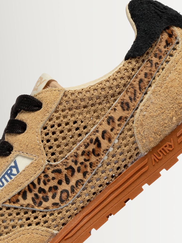 AUTRY Leopard Windspin Low Leat Tundra Trainers - Image 5 of 5