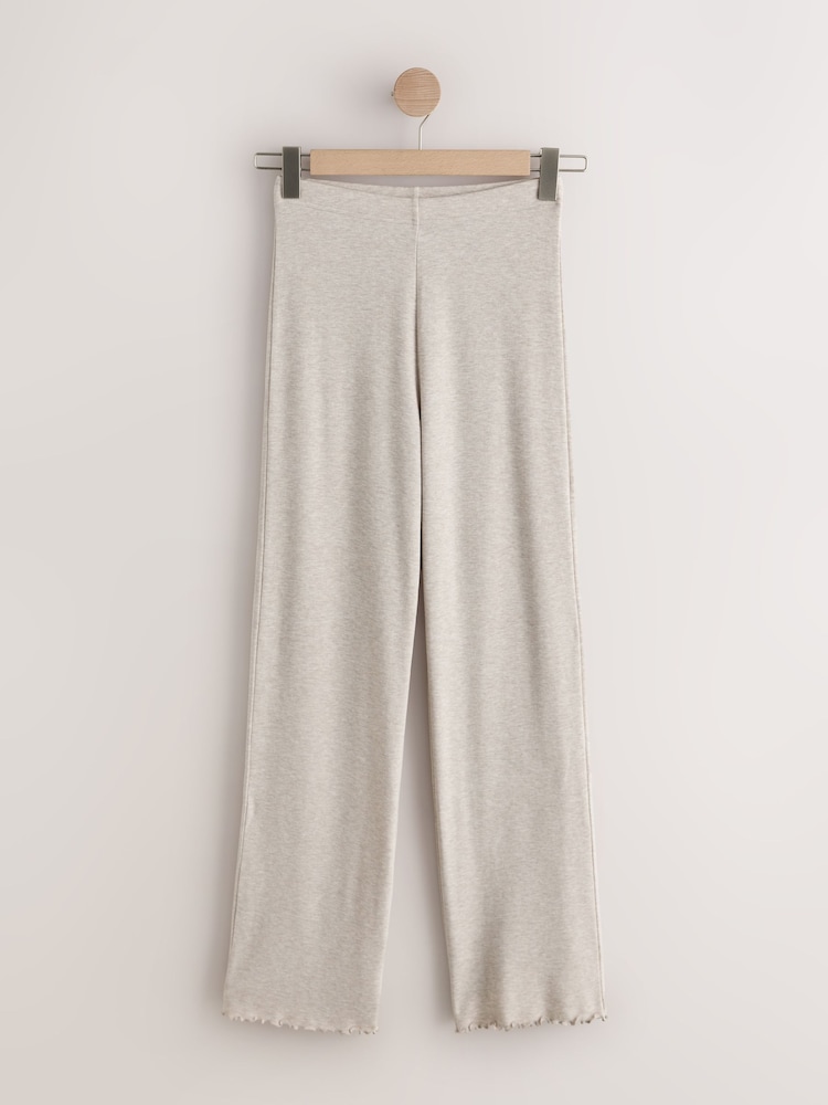 Oatmeal Marl Premium Thermal Maximum Warmth Merino Wool Trousers - Image 1 of 3