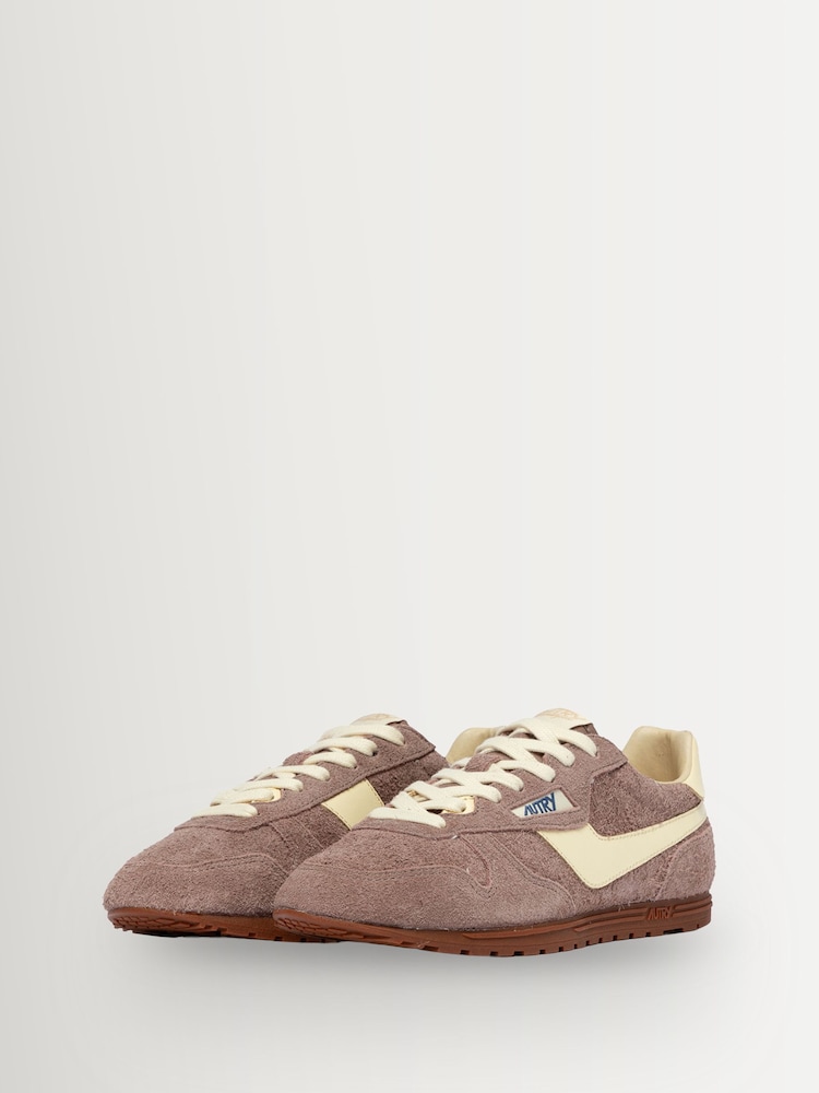 AUTRY Dark Brown Windspin Low Leat Tundra Trainers - Image 2 of 6
