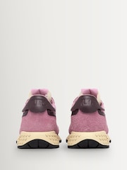 AUTRY Pink Reelwind Low Net Roseate Trainers - Image 3 of 6