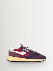 AUTRY Brown Reelwind Suede and Mesh Trainers - Image 1 of 6