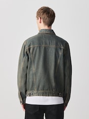 Brown Denim Button Through Jacket - Image 3 of 12