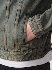 Brown Denim Button Through Jacket - Image 6 of 12