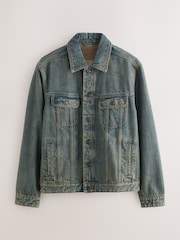 Brown Denim Button Through Jacket - Image 8 of 12