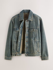 Brown Denim Button Through Jacket - Image 9 of 12