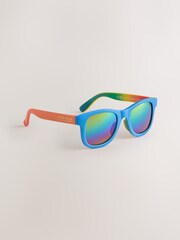 Little Bird by Jools Oliver Bright Rainbow Colourblock Wayfarer Sunglasses - Image 3 of 6
