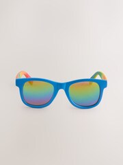 Little Bird by Jools Oliver Bright Rainbow Colourblock Wayfarer Sunglasses - Image 4 of 6