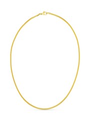 Orelia Luxe Flat Snake Chain Necklace - Image 1 of 4