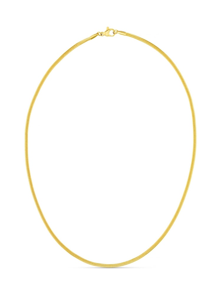 Orelia Luxe Flat Snake Chain Necklace - Image 1 of 4