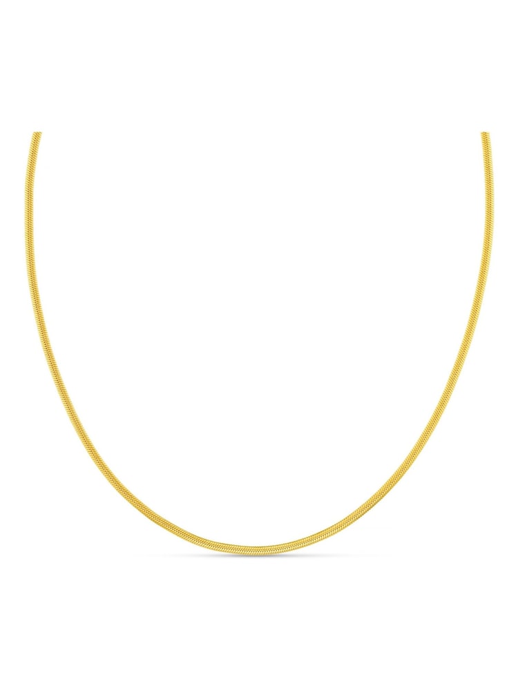 Orelia Luxe Flat Snake Chain Necklace - Image 2 of 4