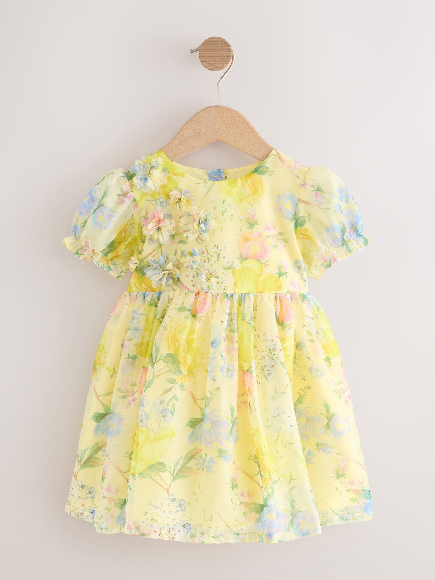yellow dress v neck Yellow V Neck Tulle Tea Length Prom Dress, Yellow Homecoming Dresses US 10 / Custom Color