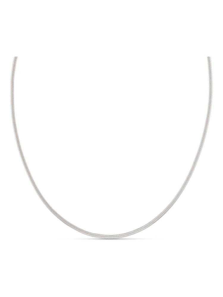 Orelia Luxe Flat Snake Chain Necklace - Image 2 of 2