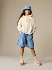 Cream Sun Graphic Hoodie (3-16yrs) - Image 2 of 4