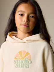 Cream Sun Graphic Hoodie (3-16yrs) - Image 3 of 4