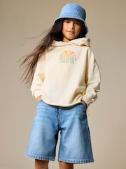 Cream Sun Graphic Hoodie (3-16yrs) - Image 4 of 4