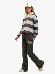 Superdry Grey Athletic Essentials Low Rise Flare Joggers - Image 4 of 5