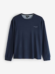Ted Baker Blue Modal Long Sleeve Top - Image 1 of 4