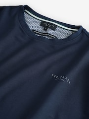 Ted Baker Blue Modal Long Sleeve Top - Image 3 of 4